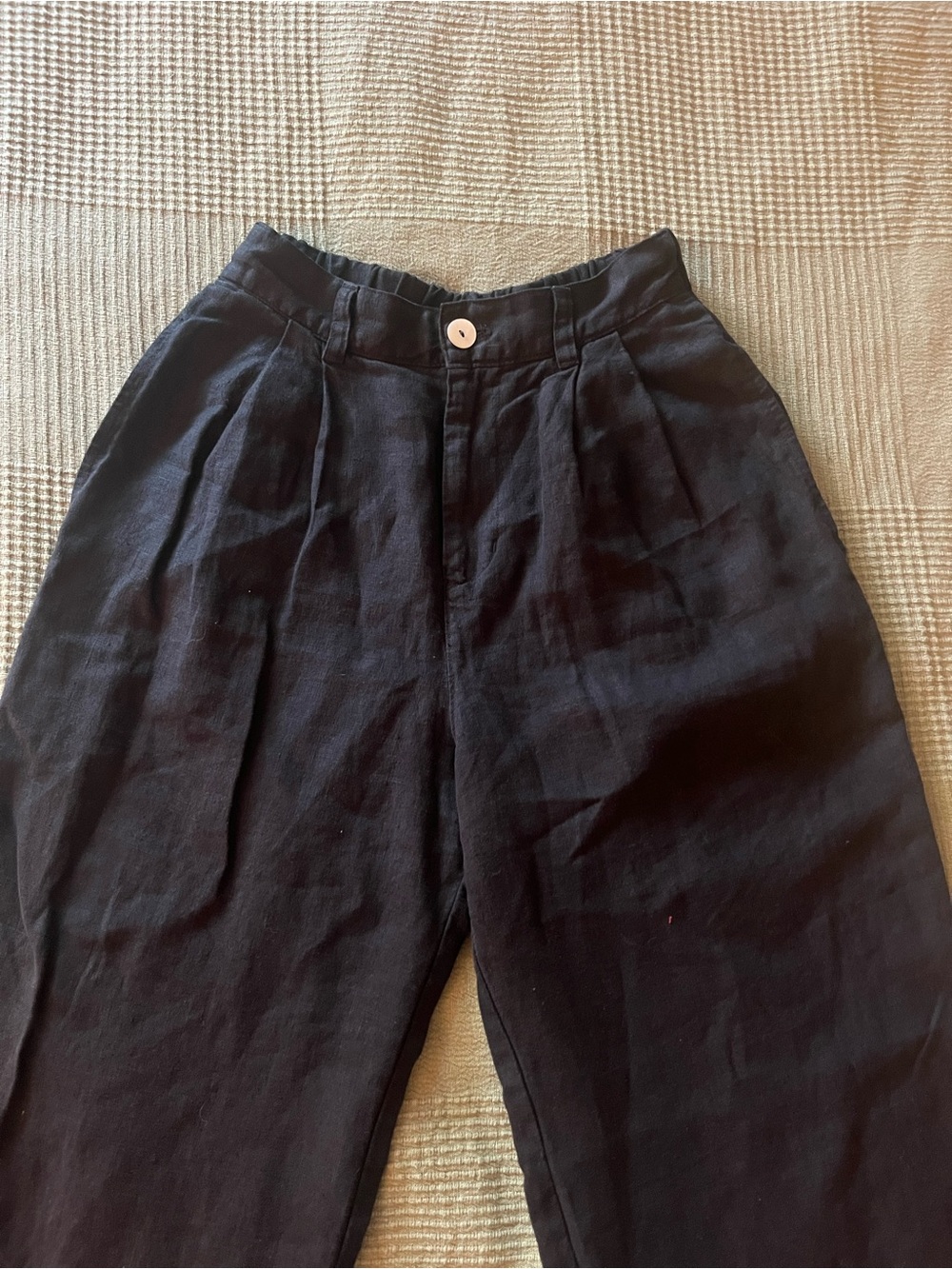 Bella Dahl Black Linen Pants